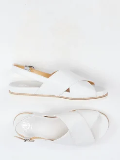 – Slingback-Sandale aus Hirschleder Offwhite*Truman's