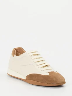 Damen Truman's – Sneaker aus Hirschleder cremeweiß