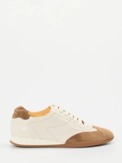 Damen Truman's – Sneaker aus Hirschleder cremeweiß