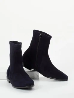 – Stiefeletten aus Veloursleder Dunkel*Truman's Discount