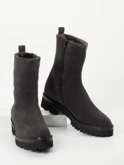 – Stiefeletten aus Veloursleder in*Truman's Outlet