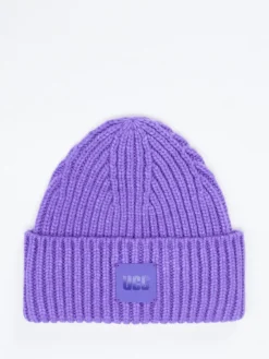 Damen UGG – Beanie aus Strickmaterial in Violett