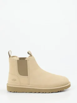 Herren UGG – Chelsea Boots aus Veloursleder sand