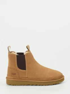 Herren UGG – Chelsea Boots aus Veloursleder karamell
