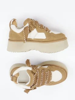 – Chunky Sneaker aus Velour/Textil sandbeige*UGG