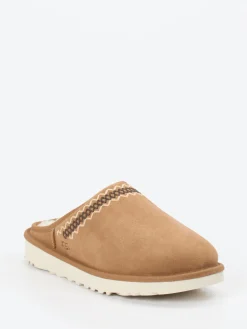 Herren UGG – Hausschuh aus Veloursleder cognac