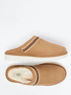 Herren UGG – Hausschuh aus Veloursleder cognac