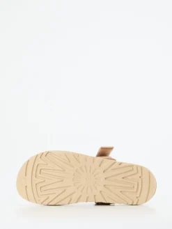 Damen UGG – Hausschuh-Clog aus Veloursleder braun