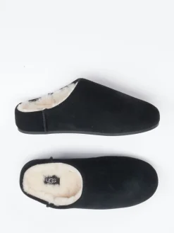 Damen UGG – Hausschuhe aus Veloursleder mit Lammfell