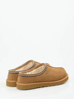 Herren UGG – Hausschuhe aus Veloursleder karamell
