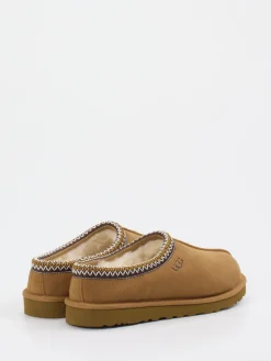 Herren UGG – Hausschuh-Slipper aus Veloursleder cognac