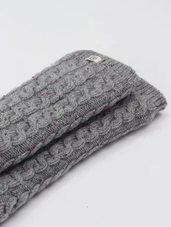 Damen UGG – Haussocken aus Textil mit Zopfmuster