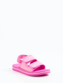 Kinder UGG – Klettsandalen aus Textil in Neon