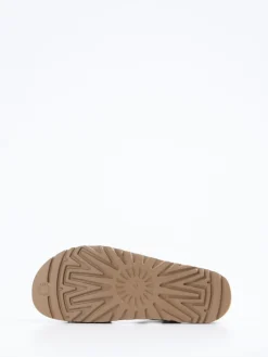 Damen UGG – Komfortsandalen aus Nubukleder steingrau