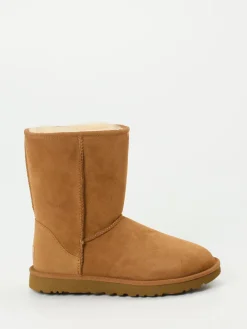 – Lammfell-Boots aus Veloursleder cognacfarben*UGG Discount