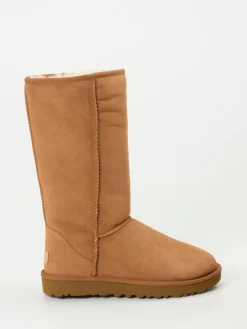 – Lammfell-Boots aus Veloursleder cognac*UGG Best