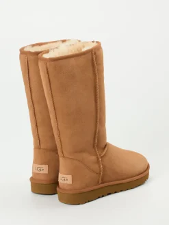 – Lammfell-Boots aus Veloursleder cognac*UGG Best