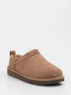 Damen UGG – Lammfell-Clogs aus Veloursleder