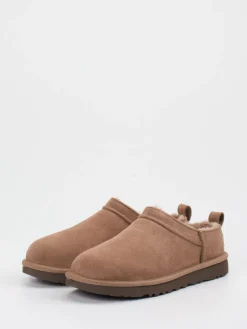 Damen UGG – Lammfell-Clogs aus Veloursleder