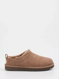 Damen UGG – Lammfell-Clogs aus Veloursleder