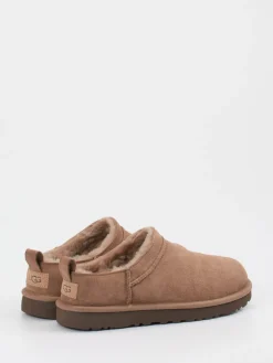 Damen UGG – Lammfell-Clogs aus Veloursleder