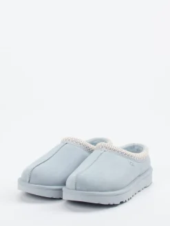 Damen UGG – Lammfell-Clogs aus Veloursleder eis