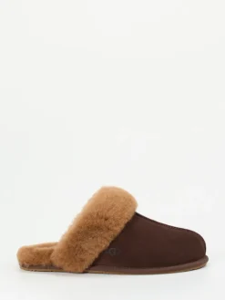 – Lammfellhausschuh aus Veloursleder Dunkel*UGG Hot