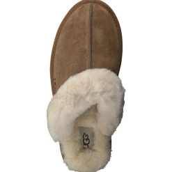 Damen UGG – Lammfell-Hausschuh aus Veloursleder