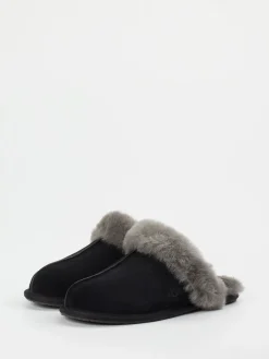 Damen UGG – Lammfell-Pantoffeln aus Veloursleder