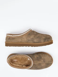 Herren UGG – Lammfell-Pantoffeln aus Veloursleder