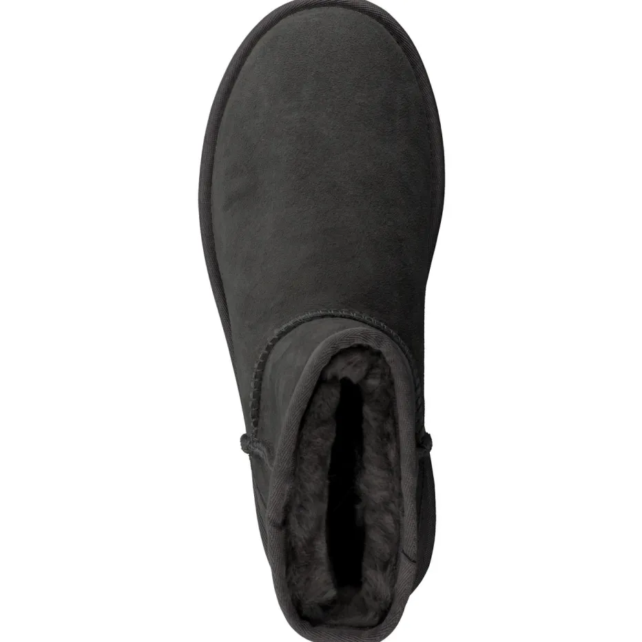 Damen UGG – Lammfell-Stiefelette aus Veloursleder