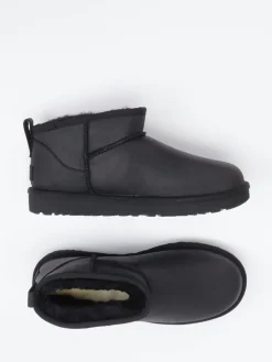 Damen UGG – Lammfell-Stiefelette aus Veloursleder