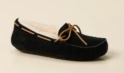 Damen UGG – Mokassin-Hausschuh aus Veloursleder