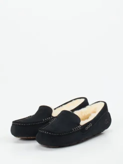 Damen UGG – Mokassin-Slipper aus Veloursleder