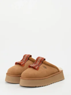 Damen UGG – Mules aus Veloursleder mit Plateau