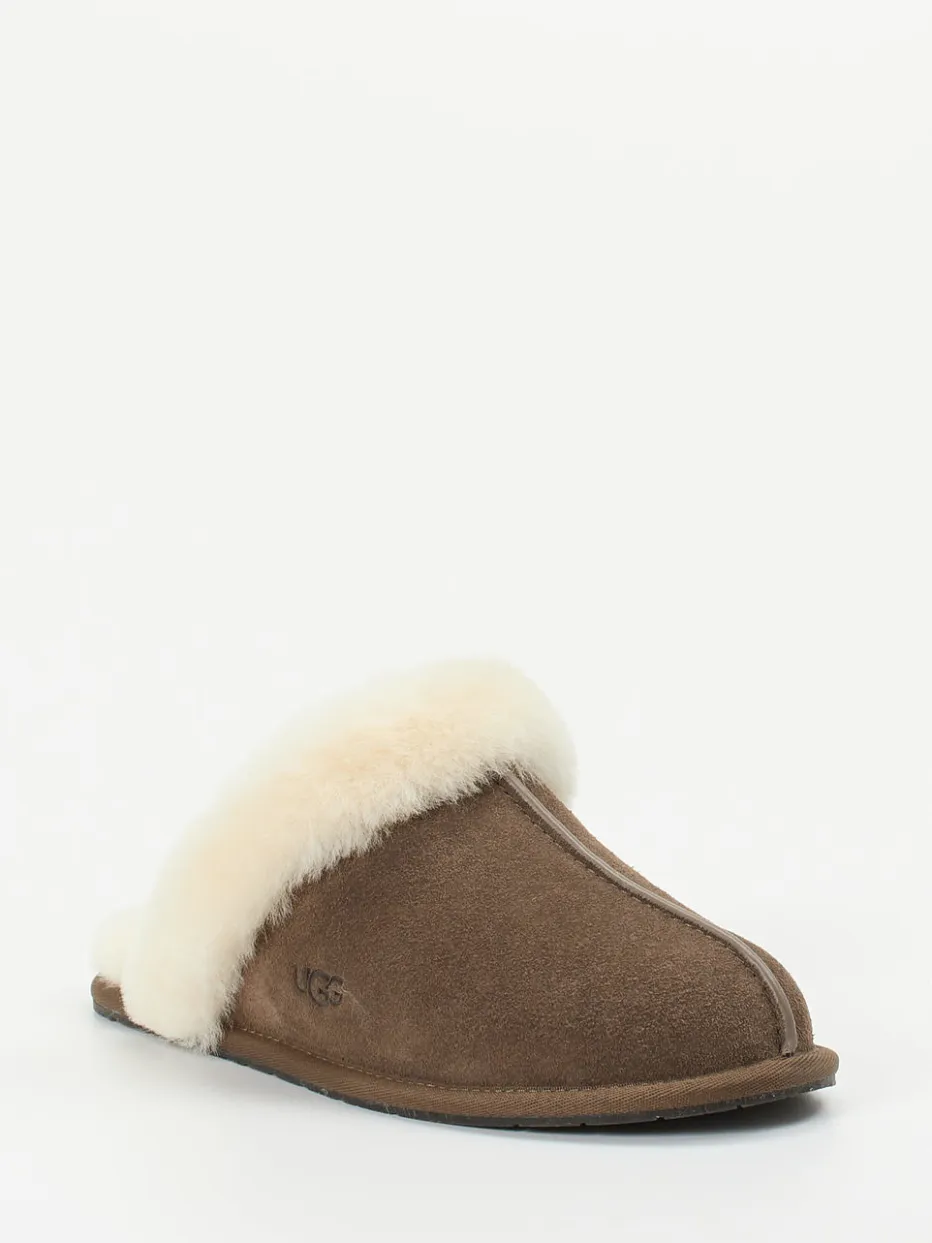 – Pantoffeln aus Veloursleder mit Lammfellfutter*UGG Clearance