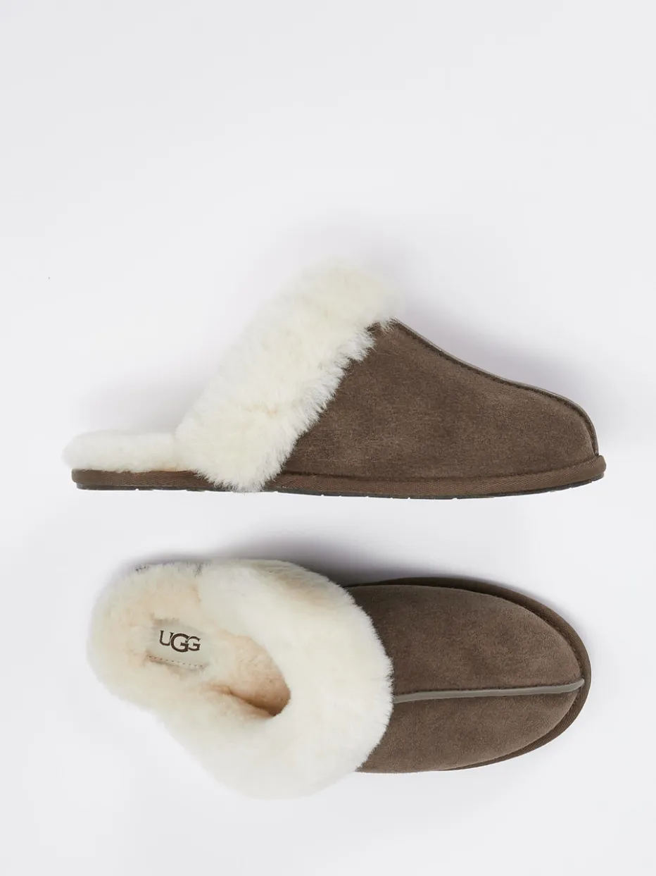 – Pantoffeln aus Veloursleder mit Lammfellfutter*UGG Clearance