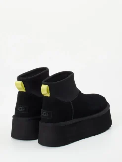 Damen UGG – Plateau-Stiefelette aus Veloursleder