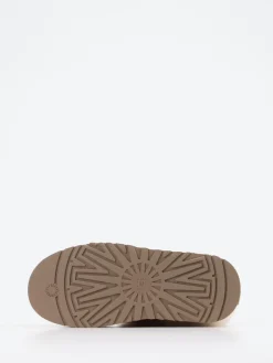 Damen UGG – Plattform-Hausschuh aus Veloursleder karamell