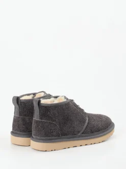 Herren UGG – Schnürboots aus Veloursleder anthrazit