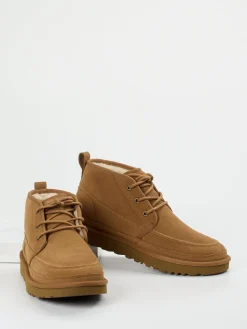 Herren UGG – Schnürboots aus Veloursleder camel