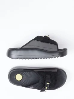 – Slides aus Textil mit Mesh und Neondetails*UGG Discount