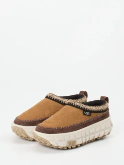 Damen UGG – Slip-On Clogs aus Veloursleder camel