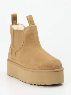 – Stiefelette aus Veloursleder sandbeige*UGG Hot