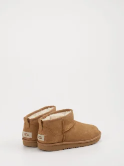 Kinder UGG – Stiefeletten aus Veloursleder cognac