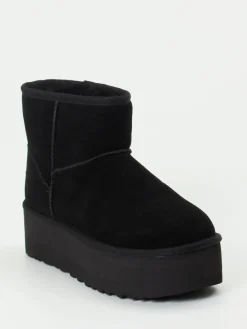 – Stiefeletten aus Veloursleder Plateau*UGG Sale