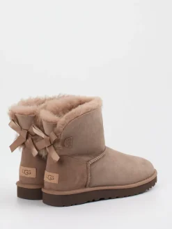 Damen UGG – Stiefeletten aus Veloursleder Taupe
