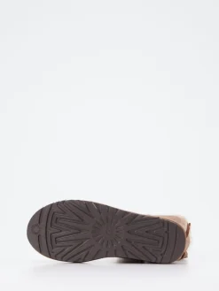 Damen UGG – Stiefeletten aus Veloursleder Taupe