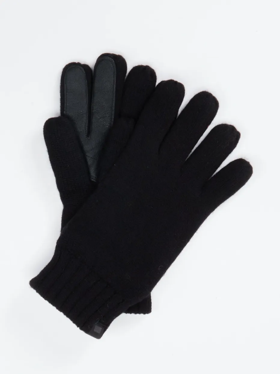 Herren UGG – Strickhandschuhe aus Textil und Leder