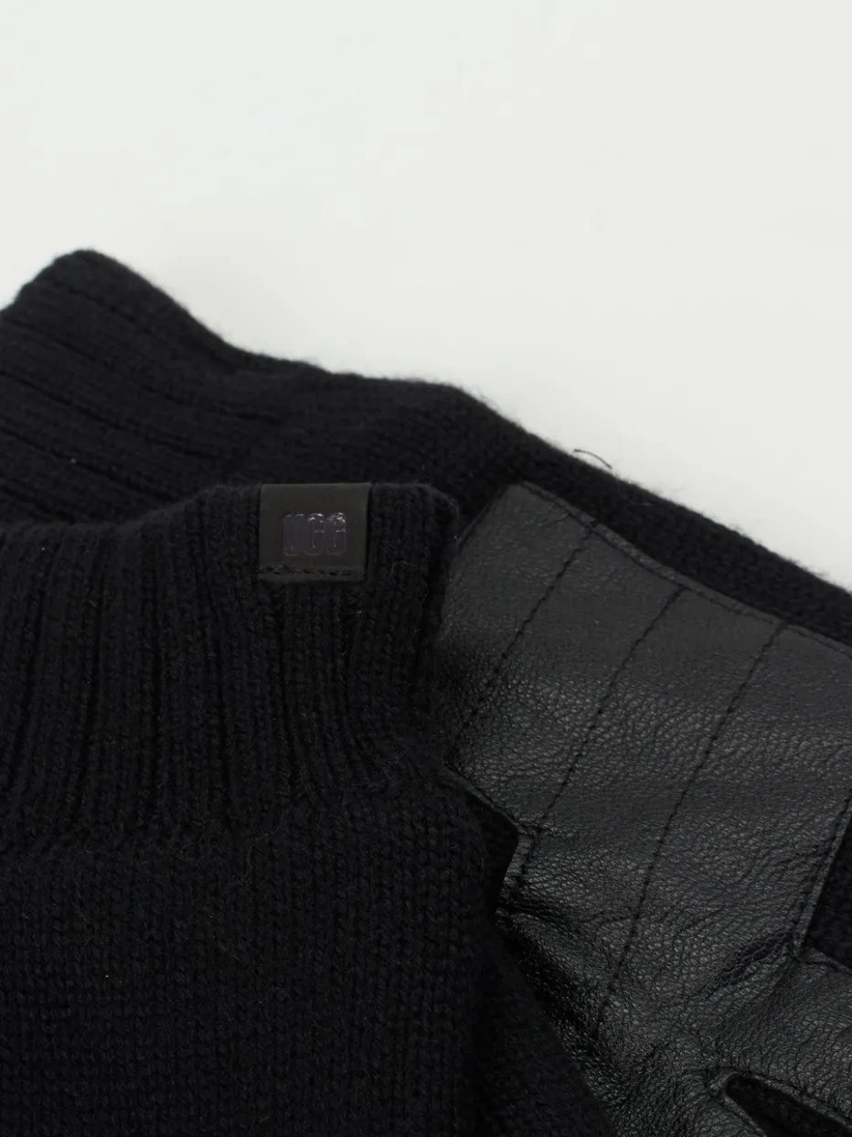 Herren UGG – Strickhandschuhe aus Textil und Leder